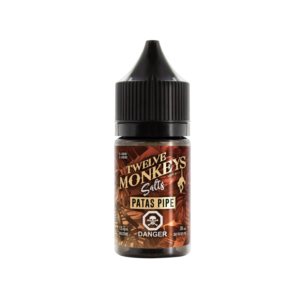 Buy Now Twelve Monkeys Patas Pipe 30ml Nicotine Salt eLiquids Best Vape Shop In Canada – Sherry Vape Zone