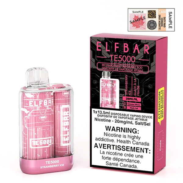 Elfbar TE5000 Strawberry Ice 5000 Puffs