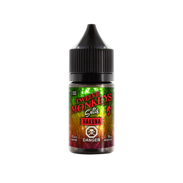 Twelve Monkeys Hakuna 30ml Nicotine Salt eLiquids