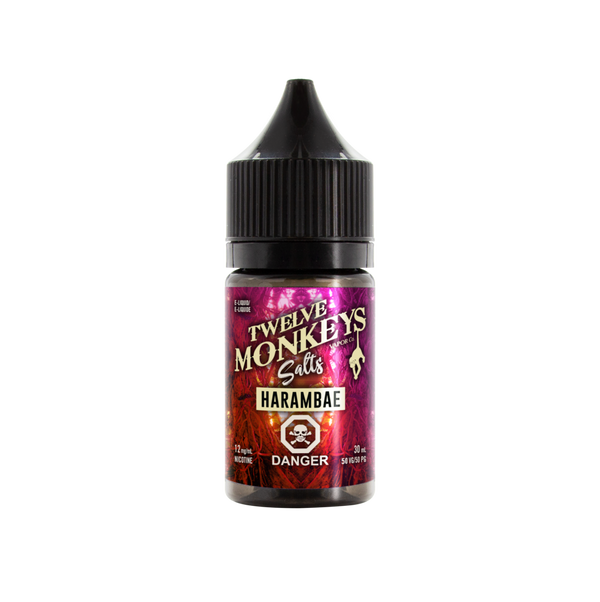 Twelve Monkeys Harambae 30ml Nicotine Salt eLiquids