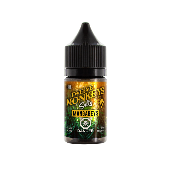 Twelve Monkeys Mangabeys 30ml Nicotine Salt eLiquids