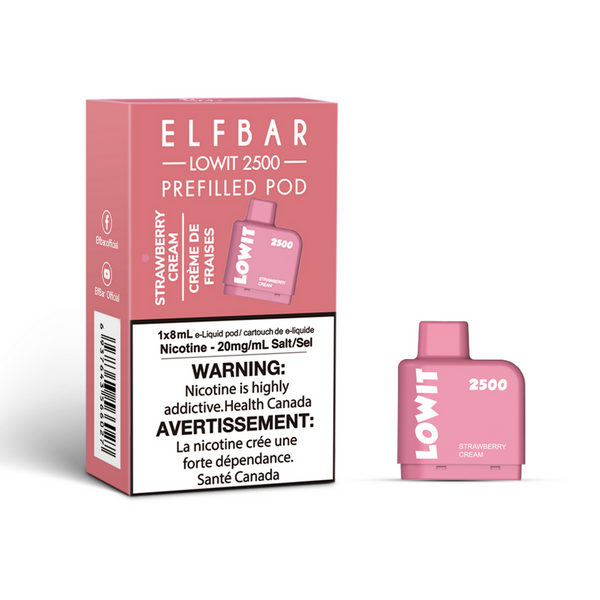 Elfbar Lowit 2500 Strawberry cream