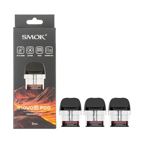 Smok Novo 5 Pod Meshed 0.7 3/pk
