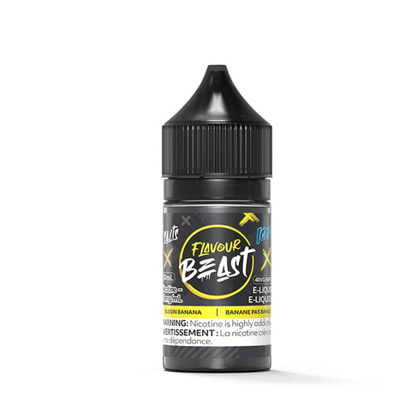 Flavour Beast Bussin Banana Iced 30ml Nicotine Salt eLiquids