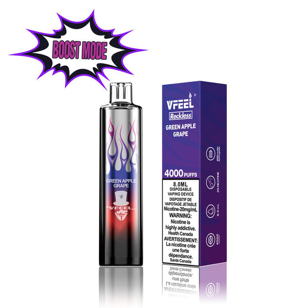 VFEEL Reckless Green Apple Grape 4000 Puffs