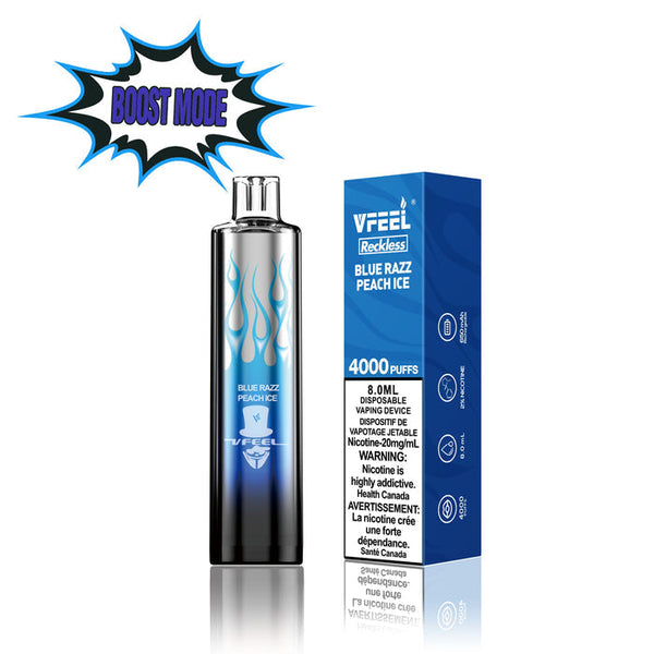 VFEEL Reckless Blue Razz Peach Ice 4000 Puffs