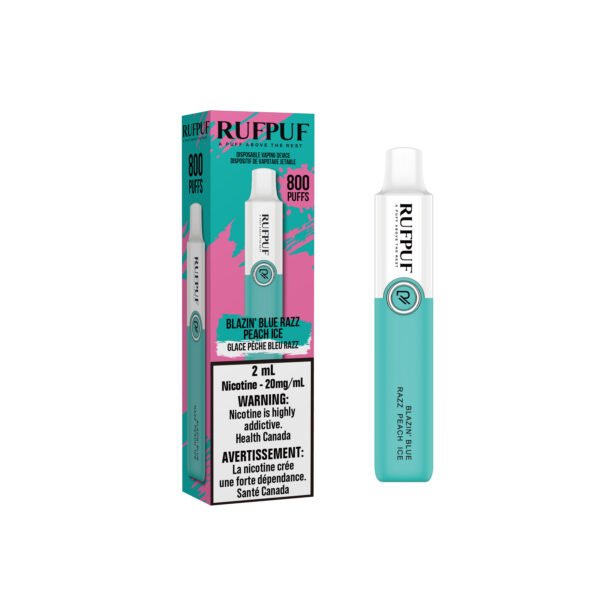 Rufpuf Blue razz peach ice 800 Puffs