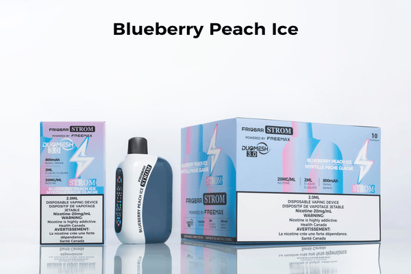 Friobar Strom 15K Puffs Blueberry Peach Ice