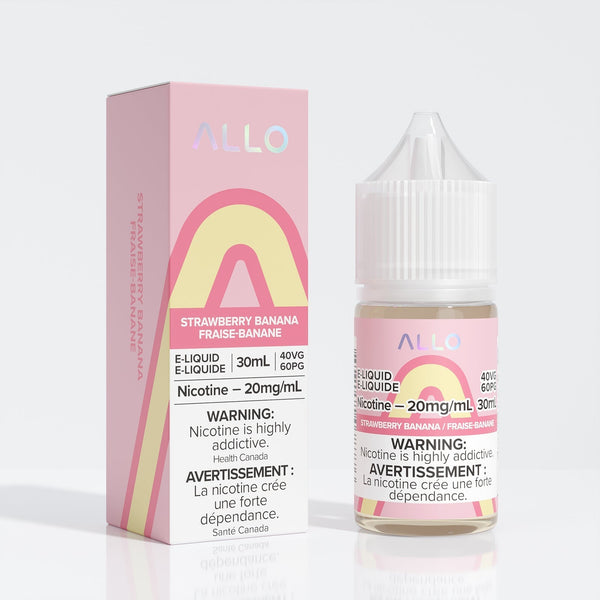 Allo Strawberry Banana 30ml Nicotine Salt eLiquids