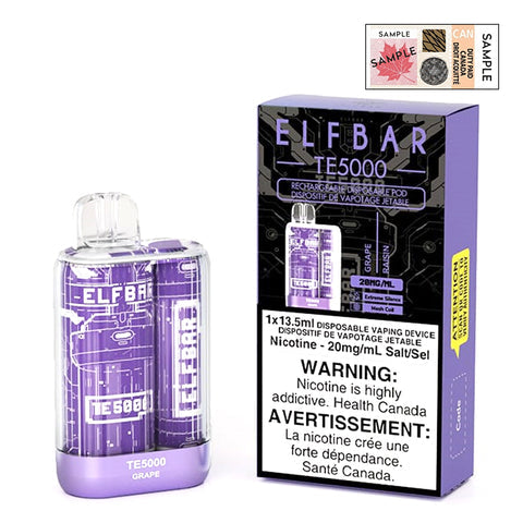 Elfbar TE5000 Grape 5000 Puffs