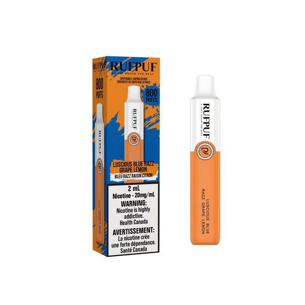 Rufpuf Blue razz grape lemon 800 Puffs