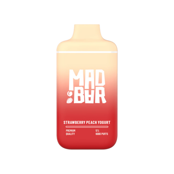 Madbar 6000 Bold Strawberry Peach Yogert