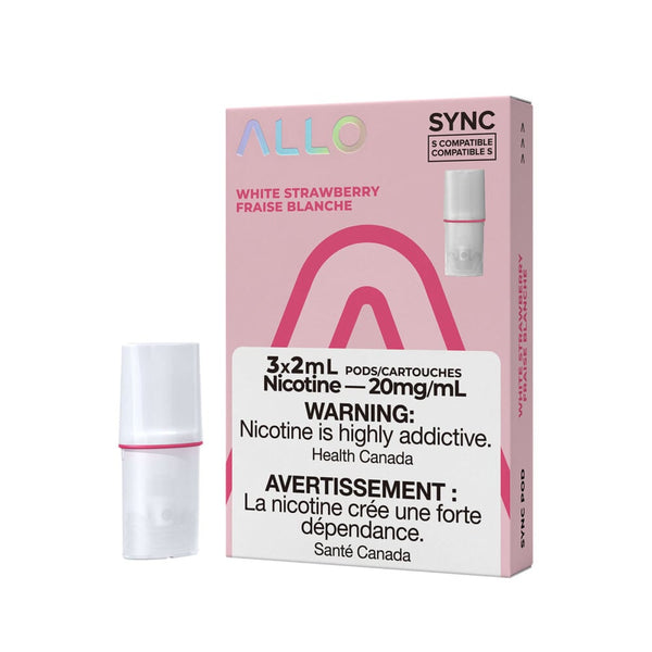 Allo Sync Pods White Strawberry 3/Pk