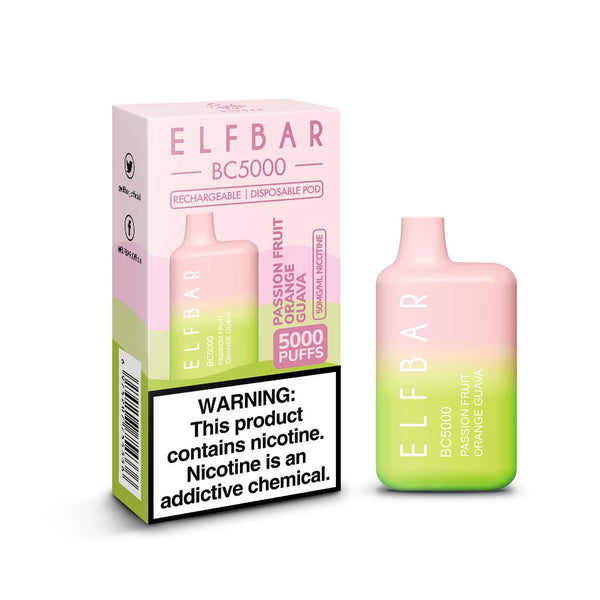 Elfbar BC 5000 Bold Passion Fruit orange guava