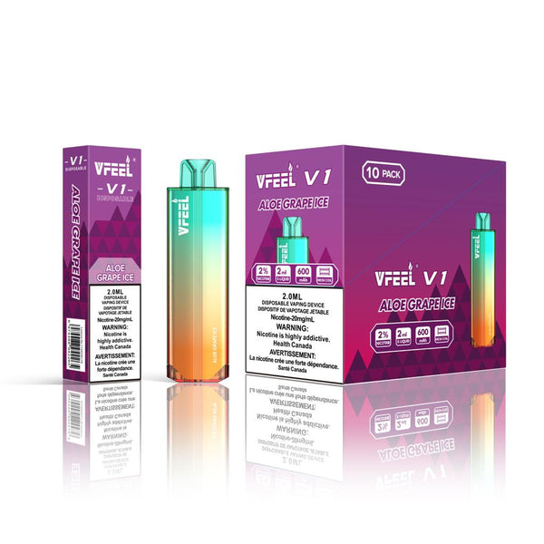 VFEEL V1 Aloe Grape Ice 6000 Puffs