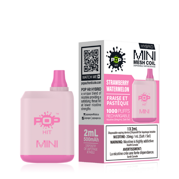 Pop Hit Strawberry Watermelon 1000 Puffs