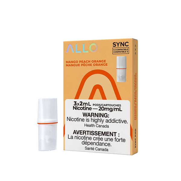 Allo Sync Pods Mango Peach Orange 3/Pk