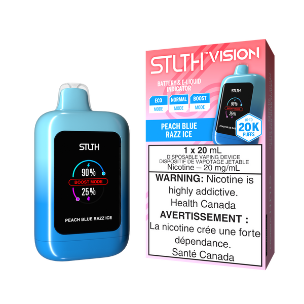 Stlth Vision Peach Blue Razz Ice