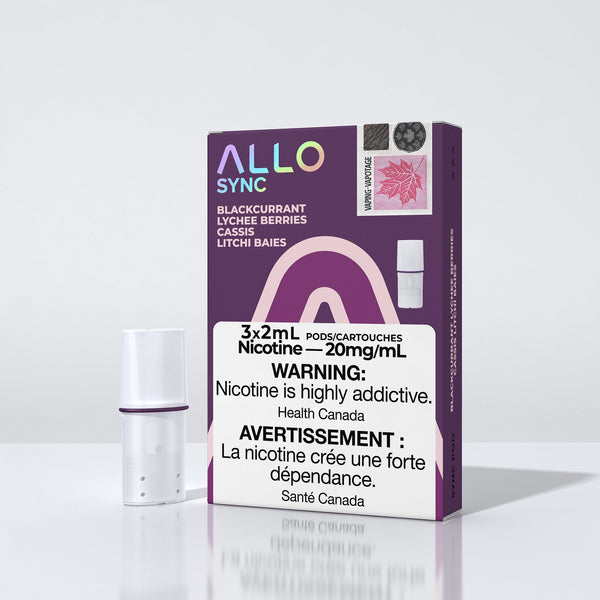 Allo Sync Pods Blackcurrant Lychee Berries 3/Pk