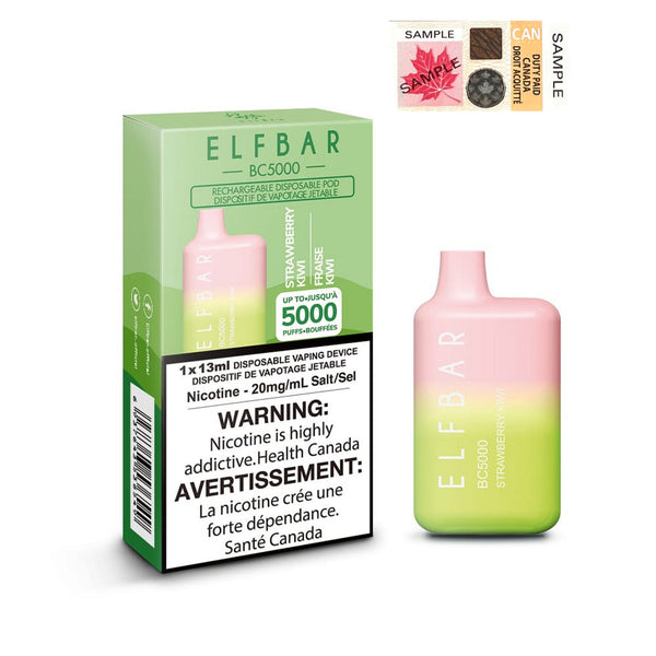 Elf Bar BC5000 Strawberry Kiwi 5000 Puffs