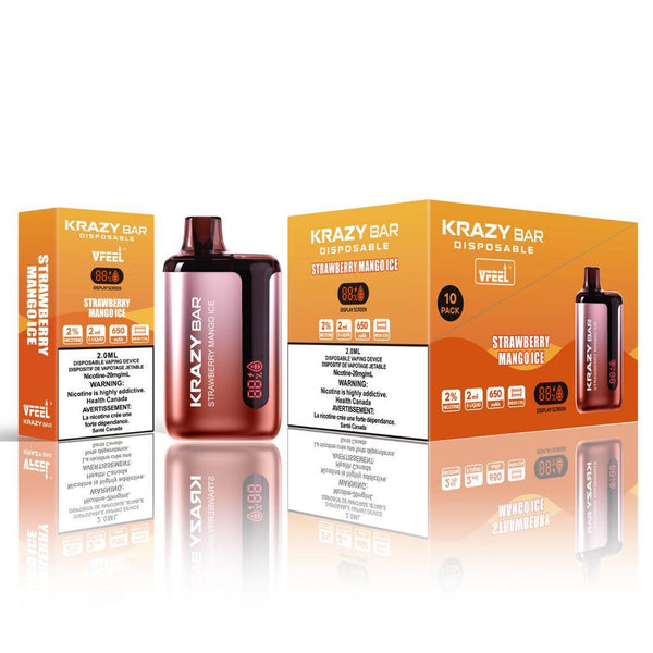 VFEEL Krazy Bar Strawberry Mango Ice 8000 Puffs