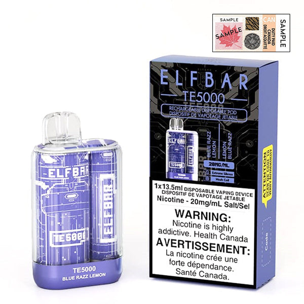 Elfbar TE5000 Blue Razz Lemon 5000 Puffs