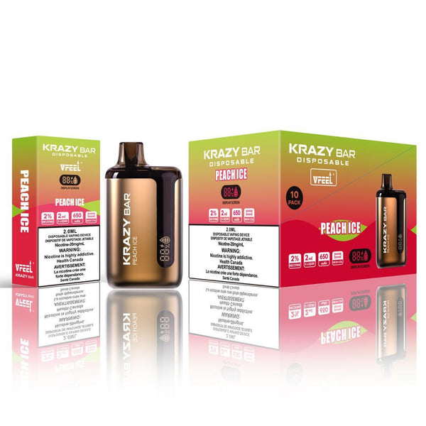 VFEEL Krazy Bar Peach Ice 8000 Puffs