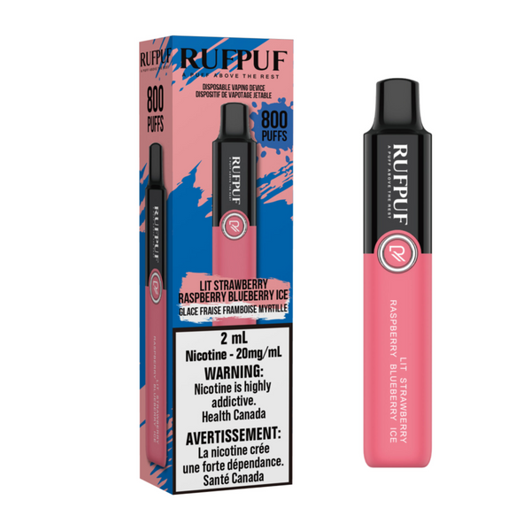 Rufpuf Strawberry raspberry blueberry ice 800 Puffs