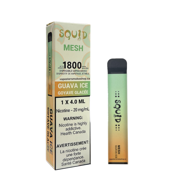 Squid Guava Ice 1800 Puffs