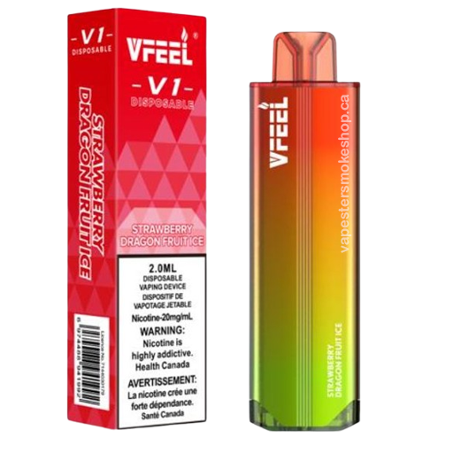 VFEEL V1 Strawberry Dragonfruit Ice 6000 Puffs